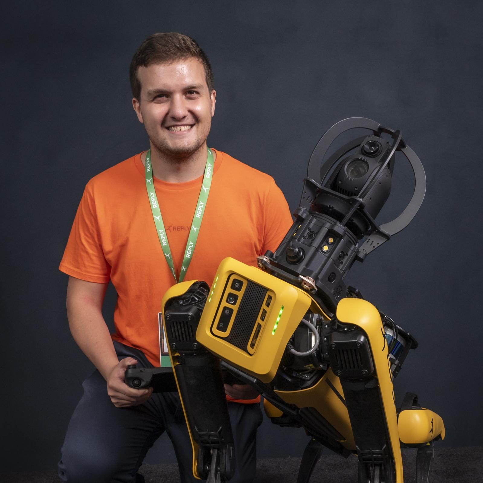 Ritratto quadrato di Mattia Sanchioni